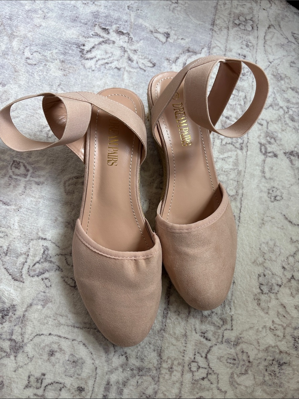 Dream Pairs Blush Pink Ankle-Strap Heels